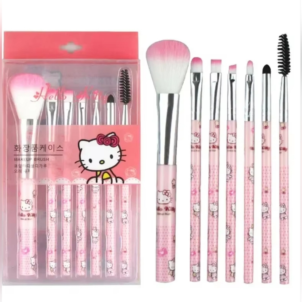 Hello Kitty Make-Up Brushes Brand New Only One in Stock
